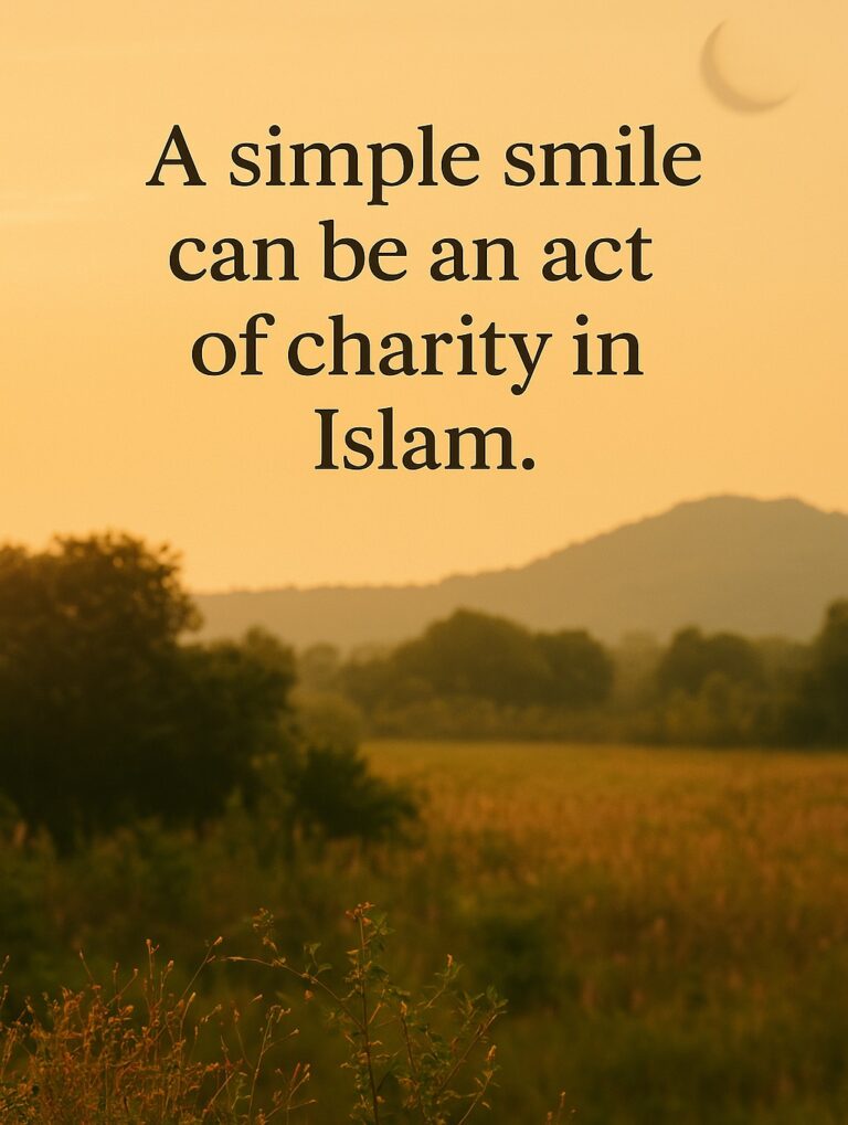 Today’s Sunnah: Smiling is Sadaqah