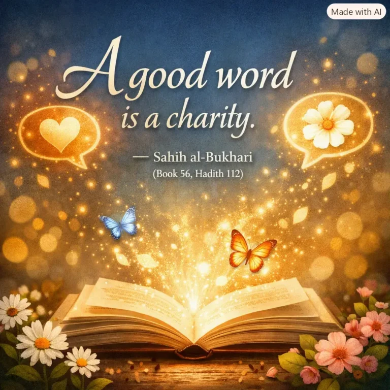 Kind Words Are Charity: Powerful Lesson from Hadith