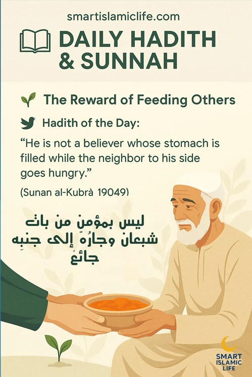 Daily Hadith: The Reward of Feeding Others.