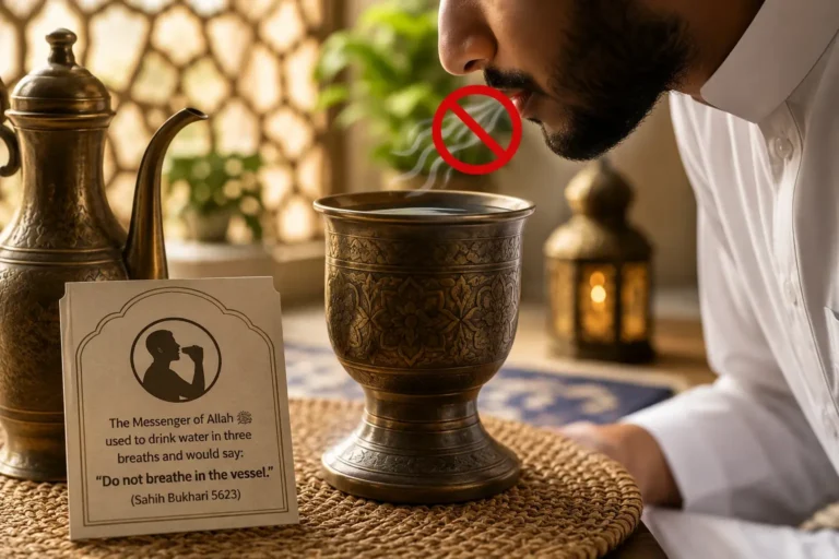 How to Drink Water According to Sunnah